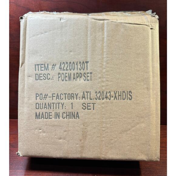 NIB 6 1/2" Stoneware Appetizer Plate 5 1/2" Wood Spreader Flour Sack Hand Towel - Picture 5 of 6